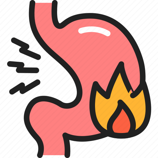 Stomach, disease, heartburn, unhealthy icon - Download on Iconfinder