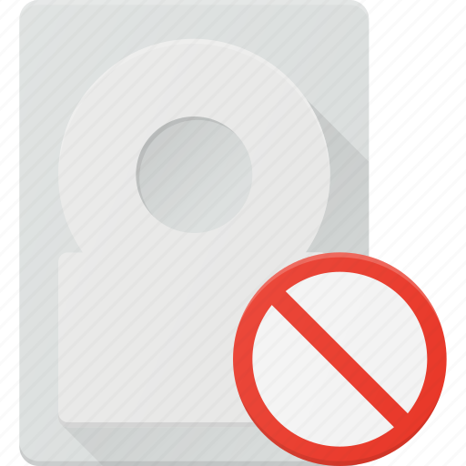 Disable, disk, drive, error, hard, storage icon - Download on Iconfinder