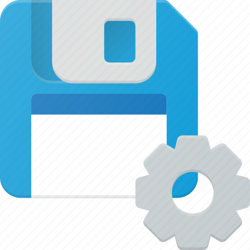 Disk, drive, floppy, save, settings, storage icon - Download on Iconfinder