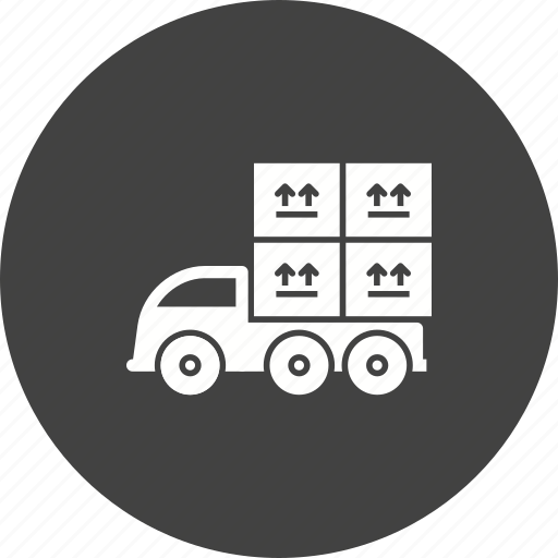 Cargo, forklift, freight, loading, transportation, truck, vehicle icon - Download on Iconfinder