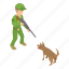 animal, catcher, character, dog, isometric, object, puppy 