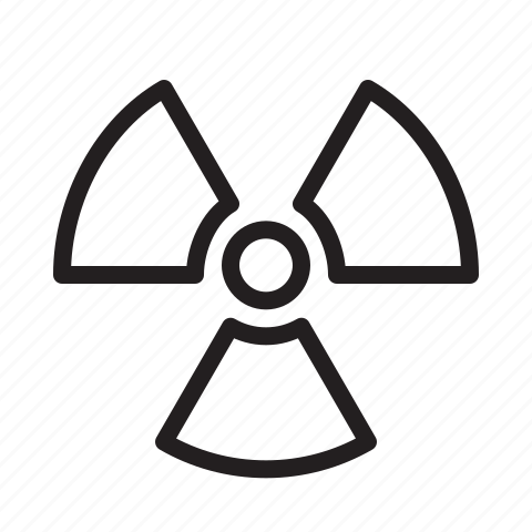 Radiation, radioactive, nuclear, atomic, danger icon - Download on Iconfinder