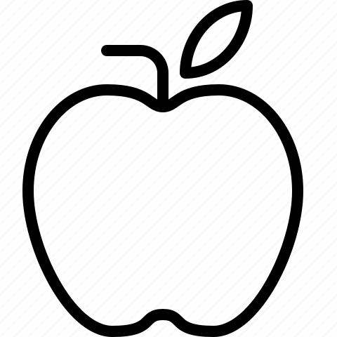 Line, fruit, apple icon - Download on Iconfinder