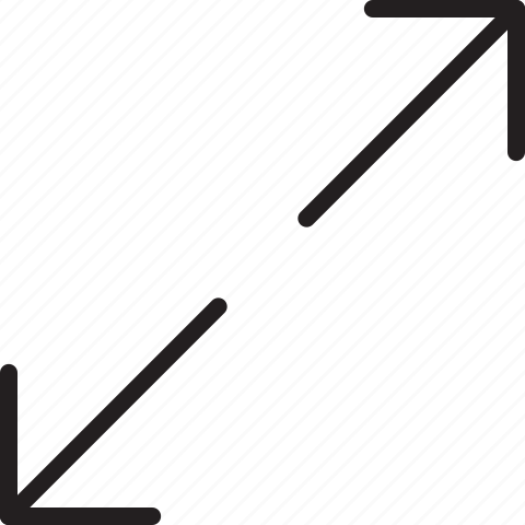 Line, move, diagonal, arrow icon - Download on Iconfinder