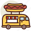 fastfood, hotdog, meal, restaurant, truck 