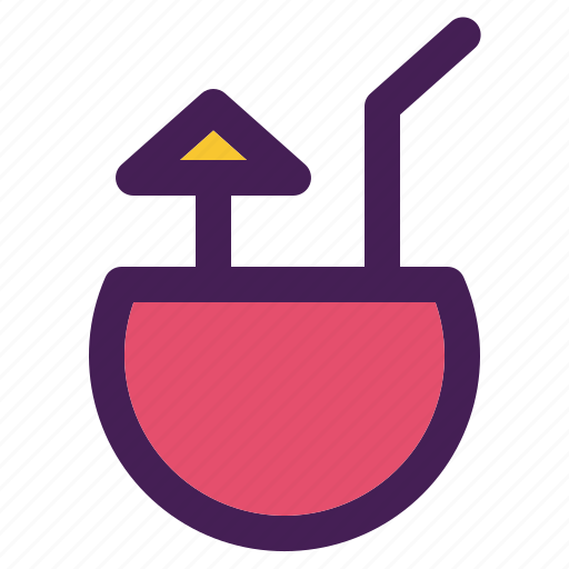 Coconut, eat, food, meal, street food icon - Download on Iconfinder
