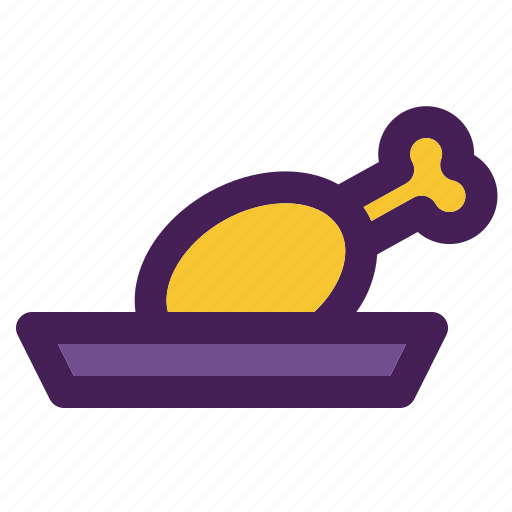 Eat, food, fried chicken, meal, street food icon - Download on Iconfinder