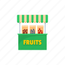 fast, food, fruits, object, restaurant, selling