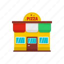 fast, food, object, pizza, restaurant, shop