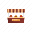 donuts, fast, food, object, restaurant