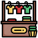 clothes, clothing, shop, rack, market, sales, tshirt 
