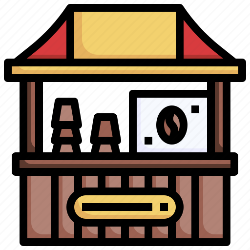 Doffee, food, stand, street, stall, market icon - Download on Iconfinder