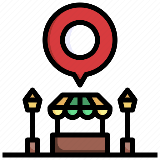 Location, stall, address, store, street icon - Download on Iconfinder