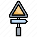 street, sign, guidepost, signaling, warning, architecture, city
