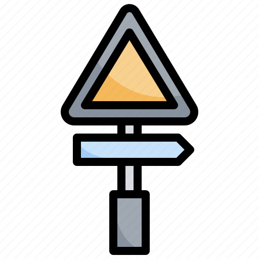 Street, sign, guidepost, signaling, warning, architecture, city icon - Download on Iconfinder