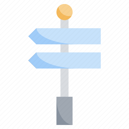Directional, sign, left, arrow, guidepost, street, signpost icon - Download on Iconfinder