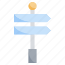 directional, sign, right, arrow, guidepost, street, signpost