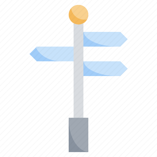 Street, sign, direction, signaling, pole, arrow icon - Download on Iconfinder