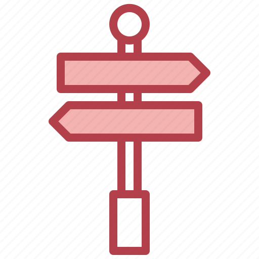 Directional, sign, guidepost, street, road, signaling icon - Download on Iconfinder