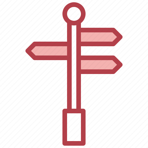 Street, sign, direction, signaling, pole, arrow icon - Download on Iconfinder