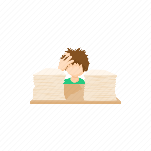 Character, man, people, person, stress, stressed, white icon - Download on Iconfinder