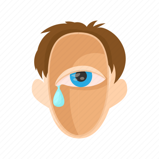 Eye, head, man, people, stress, stressed, tear icon - Download on Iconfinder