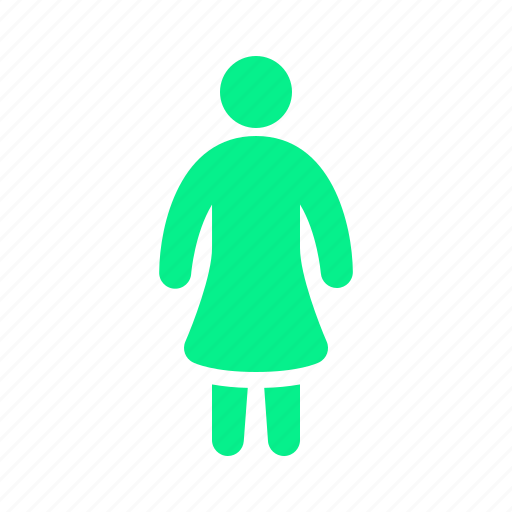 Female, standing, people, women icon - Download on Iconfinder