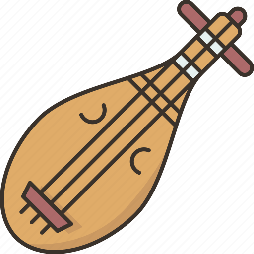 Biwa, acoustic, musical, japanese, culture icon - Download on Iconfinder