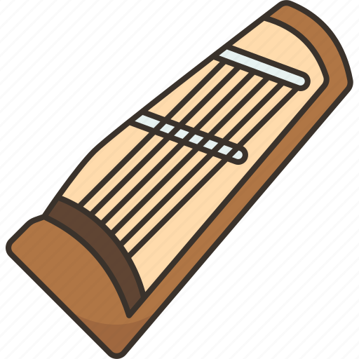 Koto, stringed, japanese, instrument, traditional icon - Download on Iconfinder