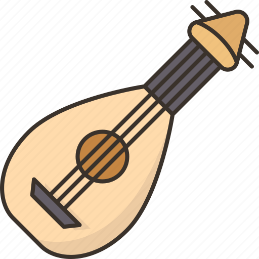 Lute, oud, folk, arabic, instruments icon - Download on Iconfinder