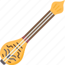 setar, stringed, music, instrument, persian