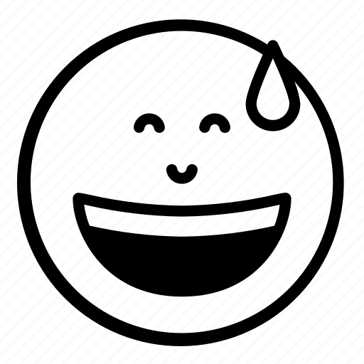 Face, grinning, happy, positive, satisfied, sweatv, thrilled icon - Download on Iconfinder