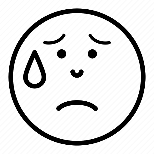Face, insecure, relieved, sad, sweat, sweating icon - Download on Iconfinder