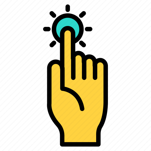 Cursor, hand, pointer, screen, tap, touch, touchscreen icon icon - Download on Iconfinder