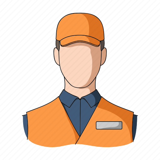 Attendants, man, person, staff, subway, uniform, worker icon - Download on Iconfinder