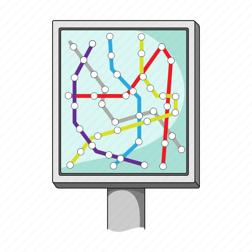 Board, movement, pointer, route, subway, transport, underground icon - Download on Iconfinder