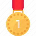 champion medal, first place, first rank, medal, winner