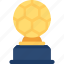 golden soccer trophy, golden trophy, international trophy, soccer championship, sports trophy 