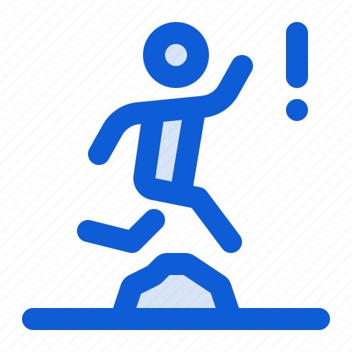 Overcoming, obstacles, jumping, overcome, challenges, running, man icon - Download on Iconfinder