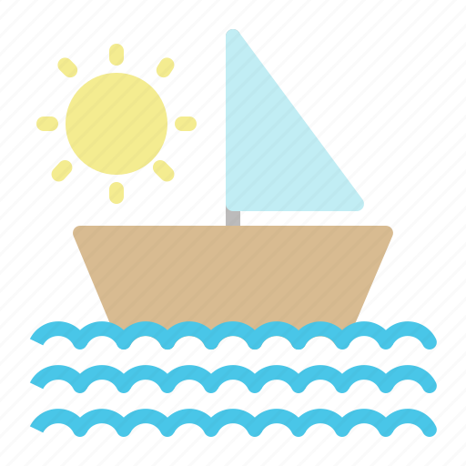 Beach, boat, holiday, ship, summer, travel, vacation icon - Download on Iconfinder