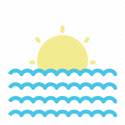 Beach, holiday, summer, sun, sunset, travel, vacation icon - Download on Iconfinder
