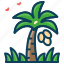 coconut tree, nature, palm tree, summer, vacation 