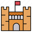 building, castle, fort, place, tower