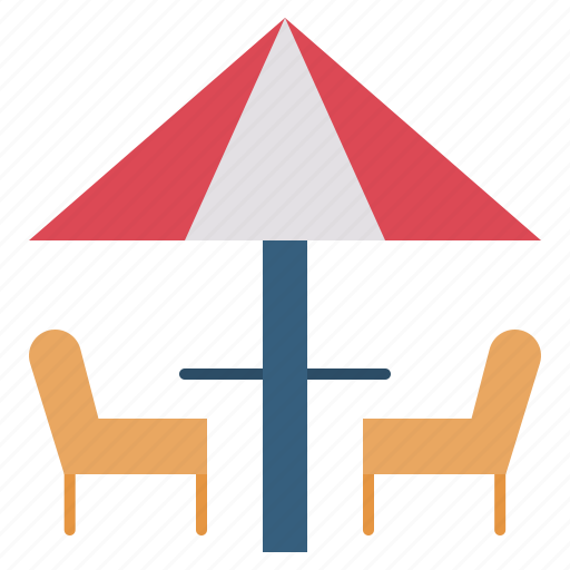 Beach, chair, food, lunch, table icon - Download on Iconfinder