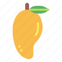 fruit, mango, summer, tropical