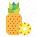 fruit, pineapple, summer, tropical