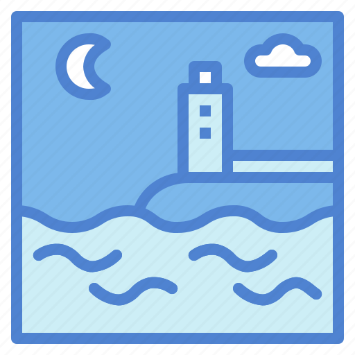 Landscape, lighthouse, ocean, sea icon - Download on Iconfinder