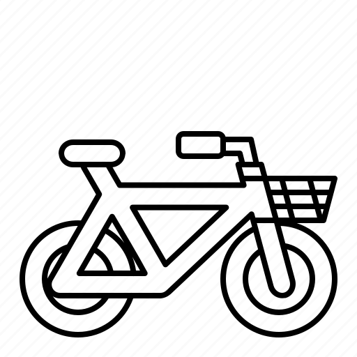 Bicycle, bike, delivery bike, summer icon - Download on Iconfinder
