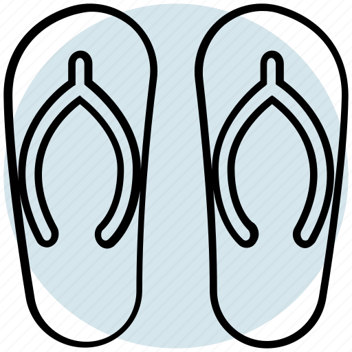 Beach, casual, flip, shoes, slippers, summer icon - Download on Iconfinder