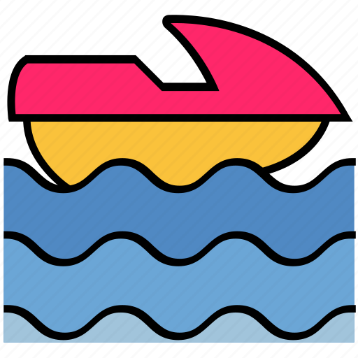 Boat, motorboat, sea, summer, transport, water icon - Download on Iconfinder